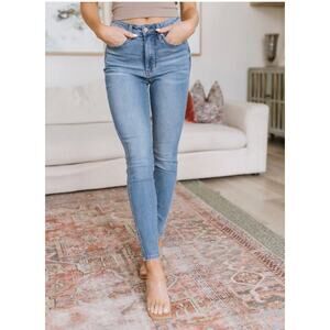 Judy Blue High Rise Tummy Control Skinny Jean Light Wash JB88538 Size 5/27